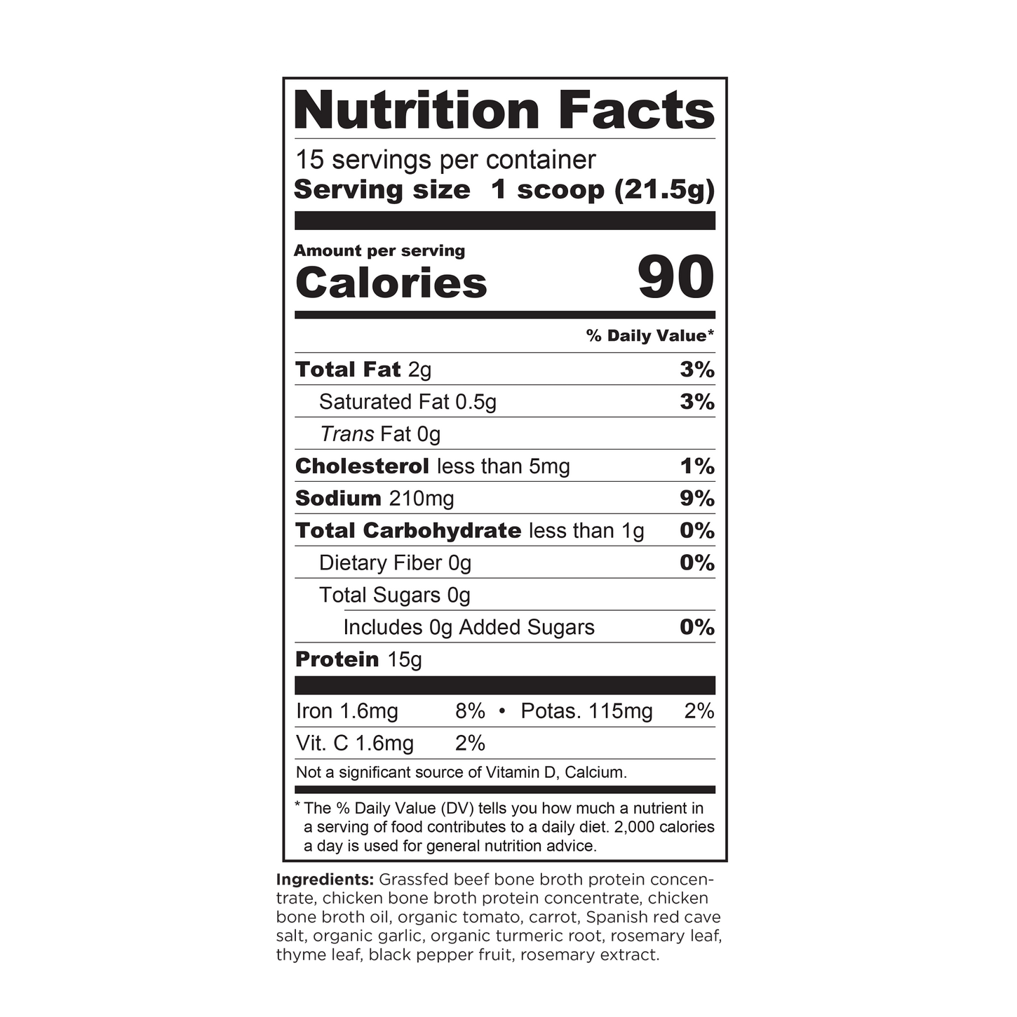 Bone Broth Protein: Chicken Soup - Echo Market