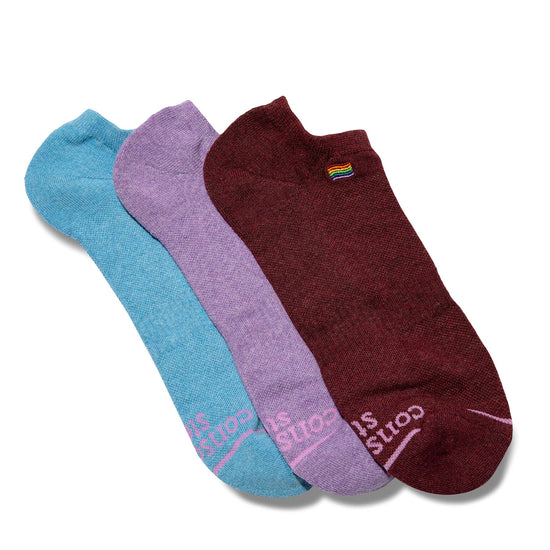 Boxed Set Ankle Socks that Save LGBTQ Lives: Small - Echo Market