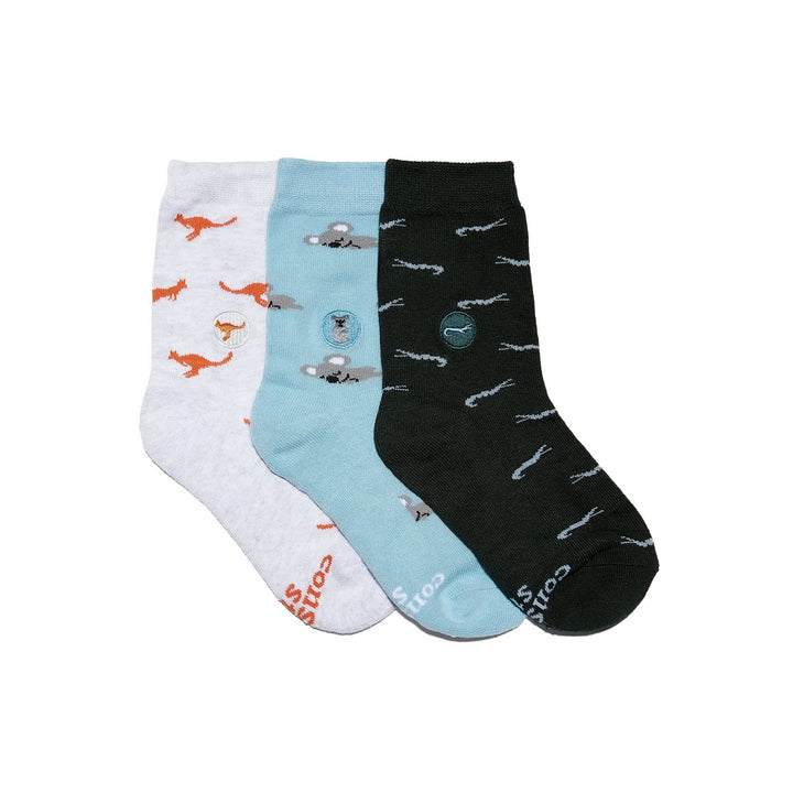 Boxed Set Kids Socks that Protect Animals: Toddler - Echo Market