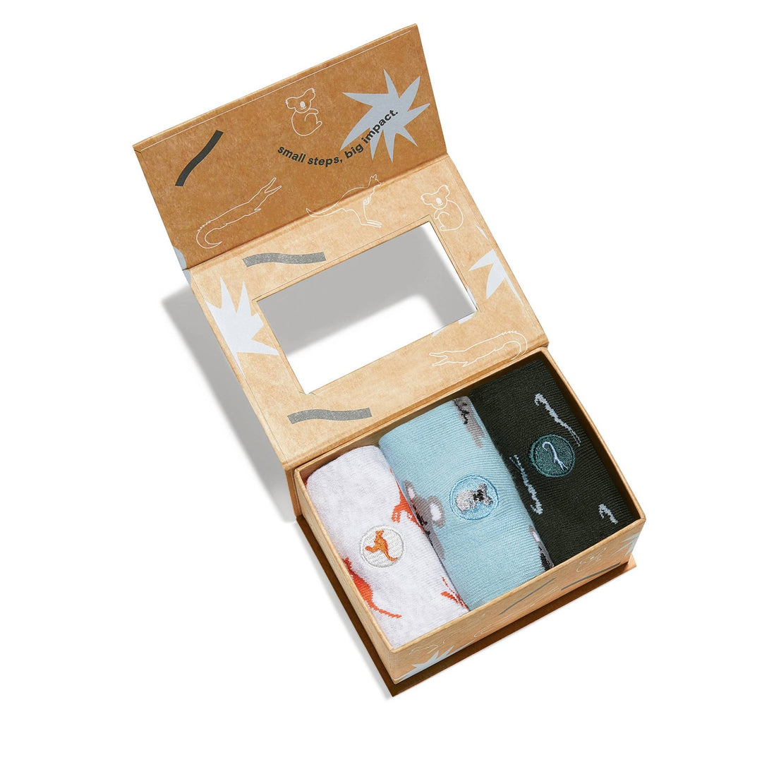 Boxed Set Kids Socks that Protect Animals: Toddler - Echo Market