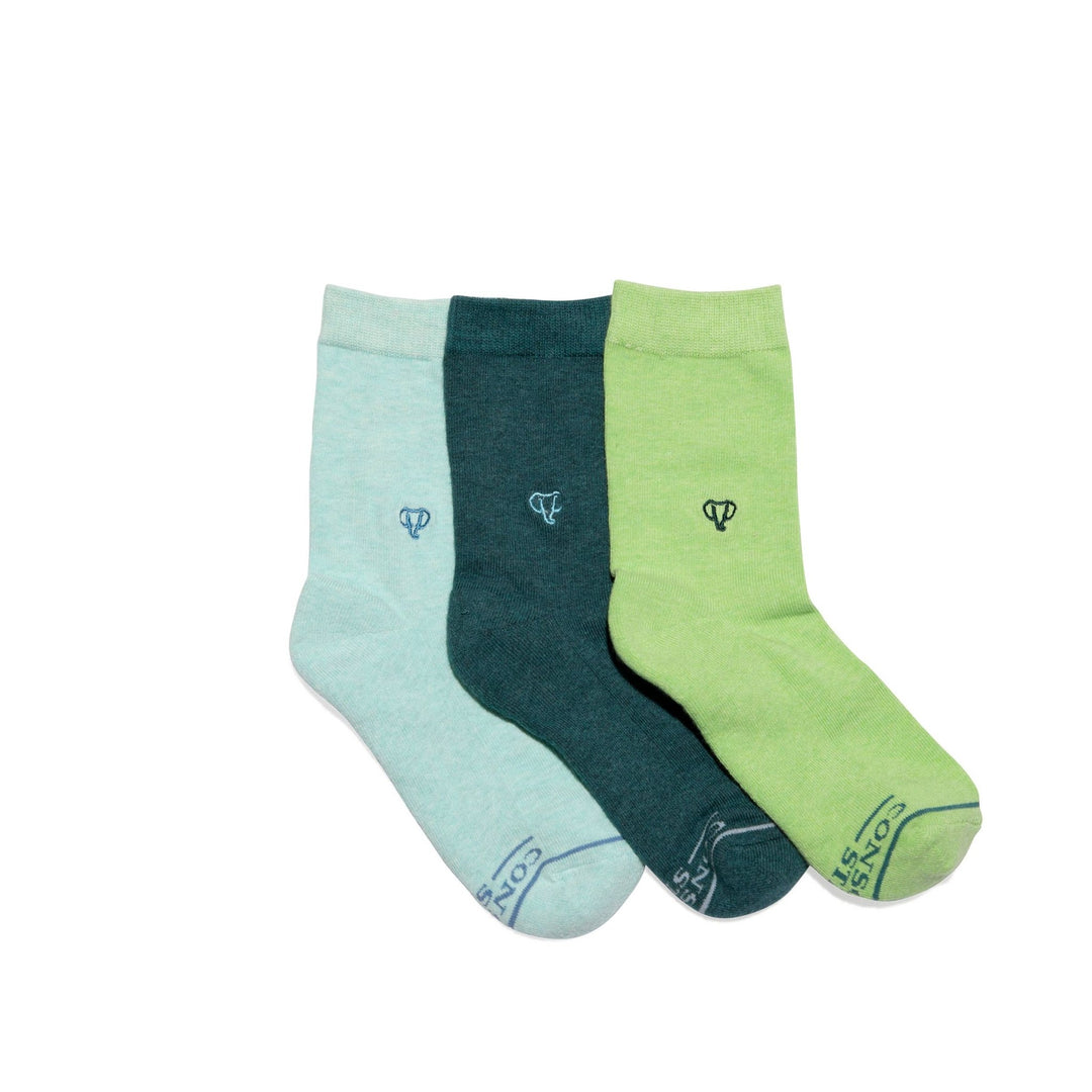 Boxed Set Kids Socks that Protect Elephants: Toddler - Echo Market