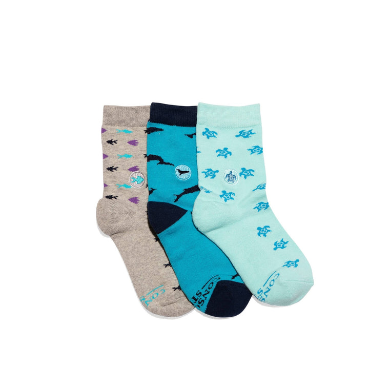 Boxed Set Kids Socks that Protect Oceans: Toddler - Echo Market