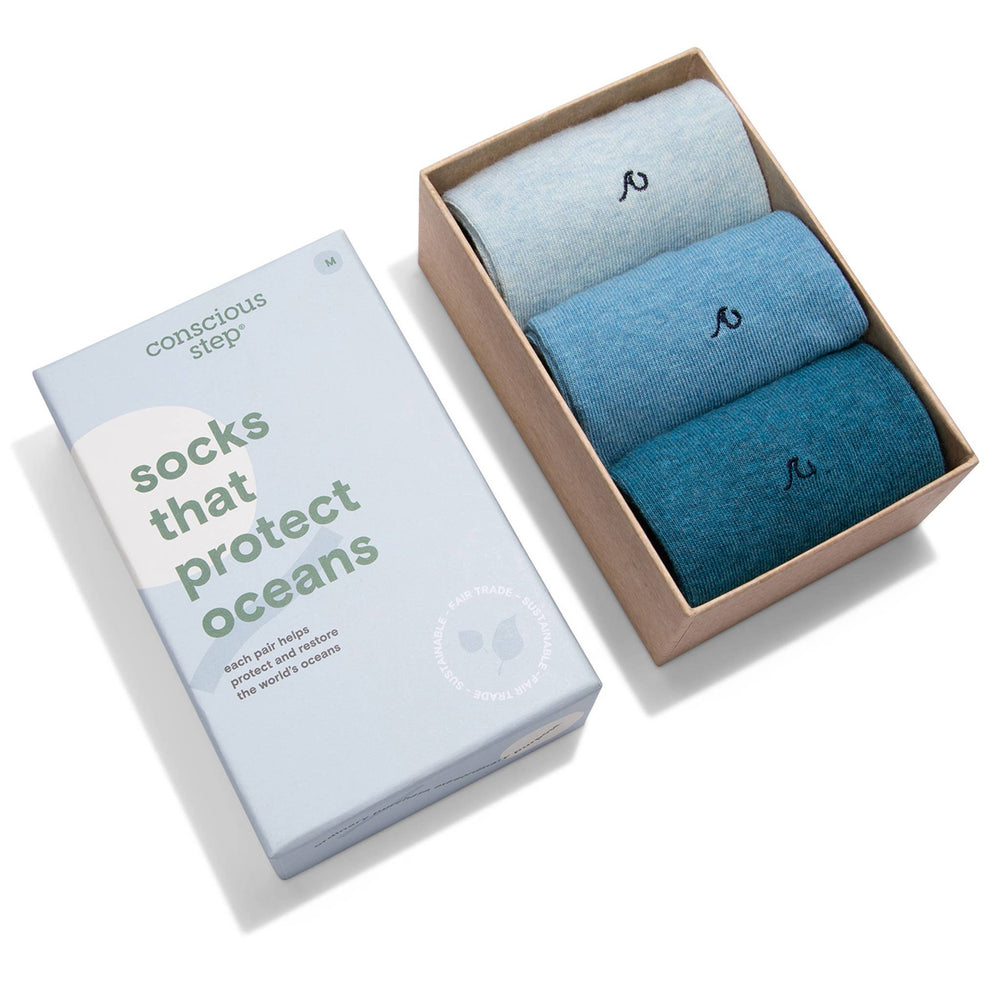 Boxed Set Quarter Socks that Protect Oceans: Small - Echo Market