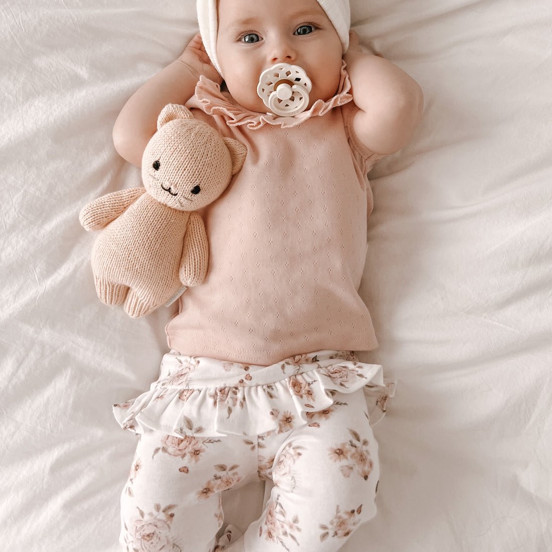 Butterfly Garden Ruffle Organic Cotton Leggings - Echo Market