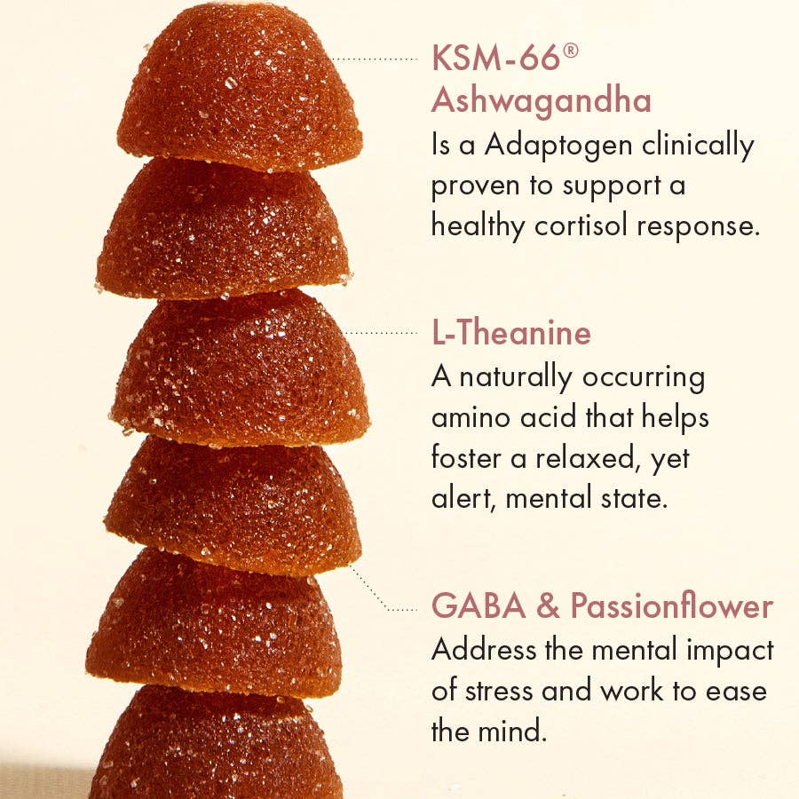 Calm & Collected Stress Support Gummies with KSM-66® Ashwaga - Echo Market