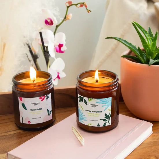 Candles that Support Mental Health (Floral Fields) - Echo Market