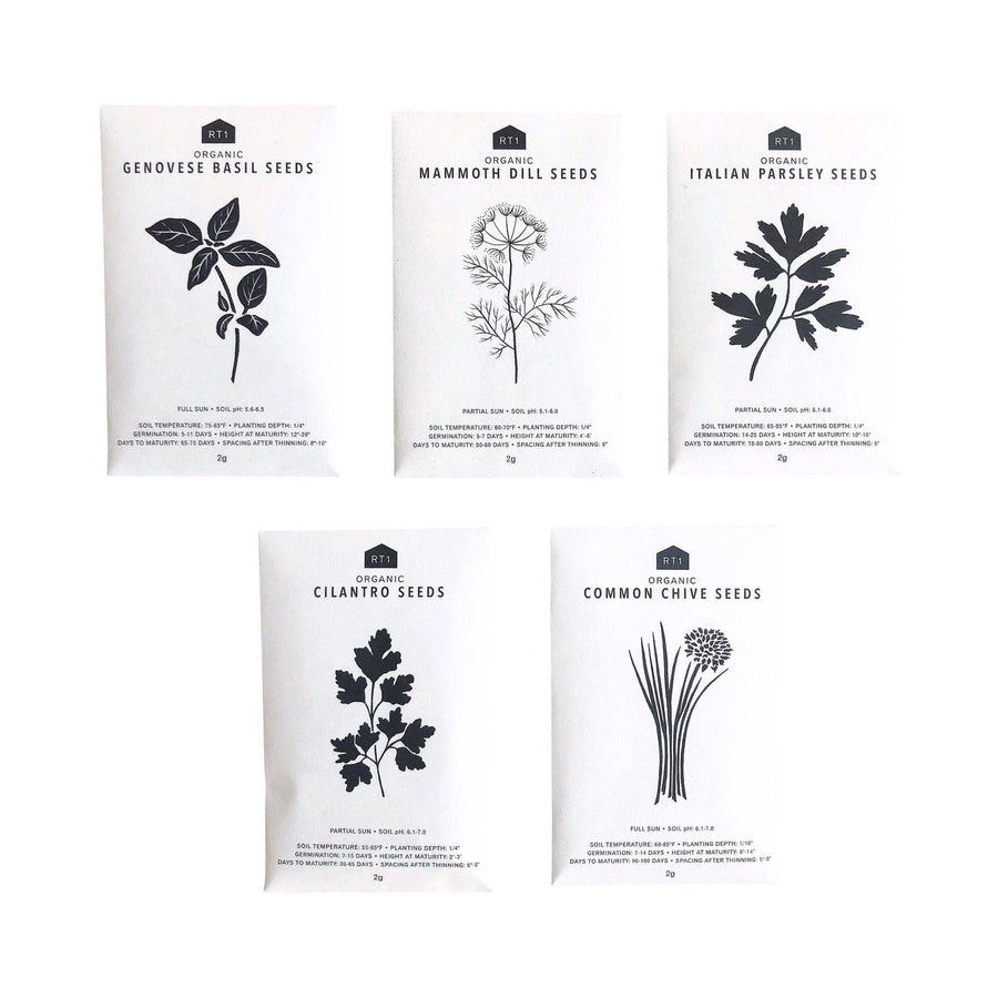 Culinary Herb Seeds V1 I Pack of 5 - Echo Market