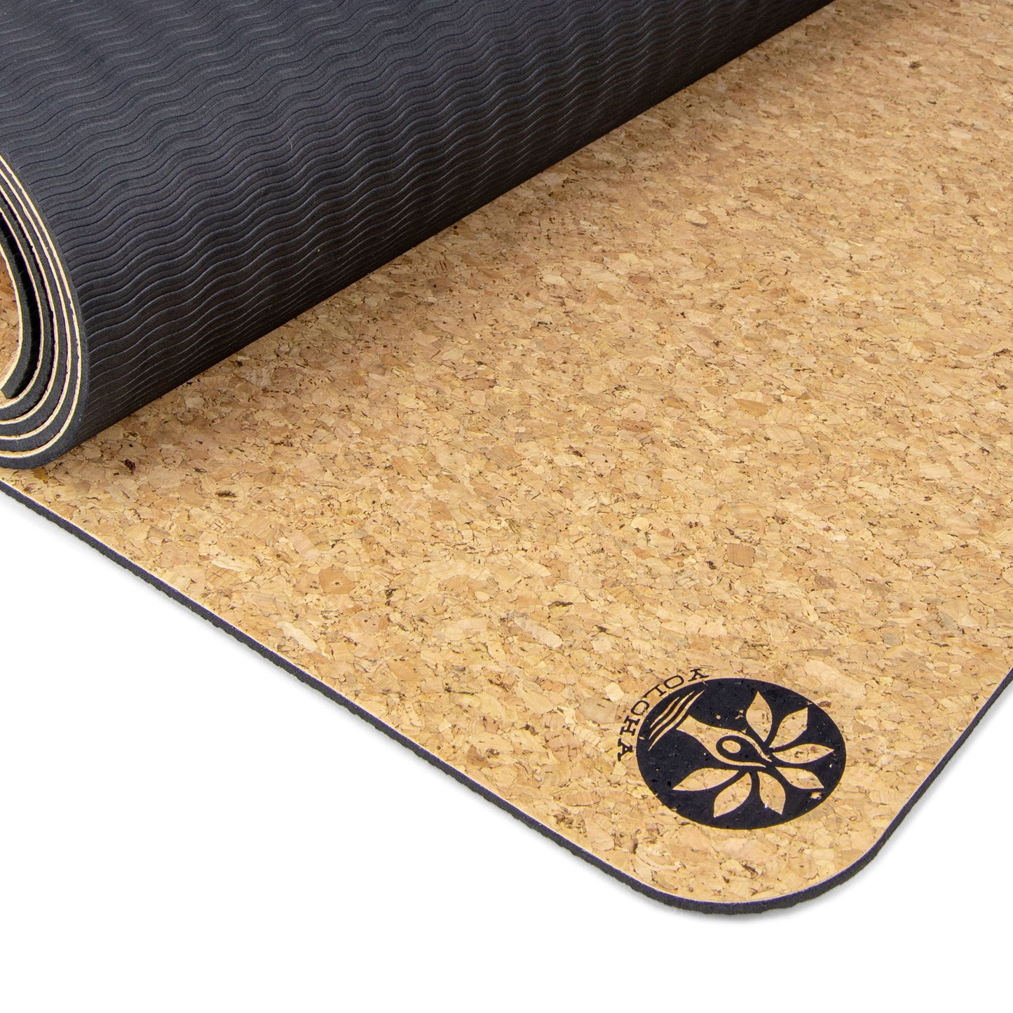 Double-Wide Cork Yoga Mat - Echo Market