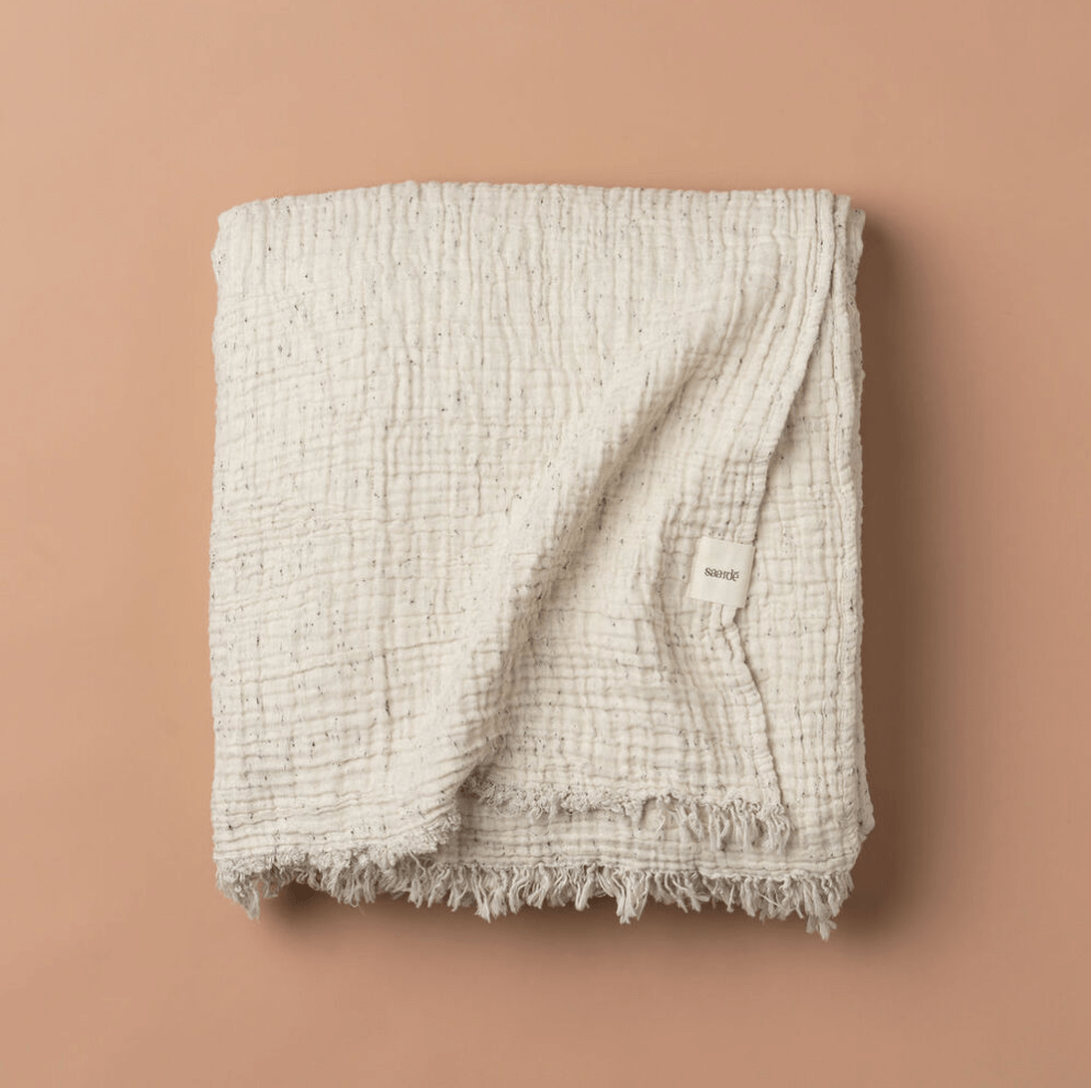 Enes Speckle Throw | Natural - Echo Market