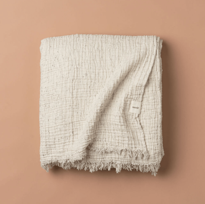 Enes Speckle Throw | Natural - Echo Market