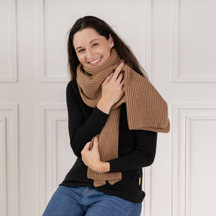 Extra Thick Merino Wool Scarf - Echo Market