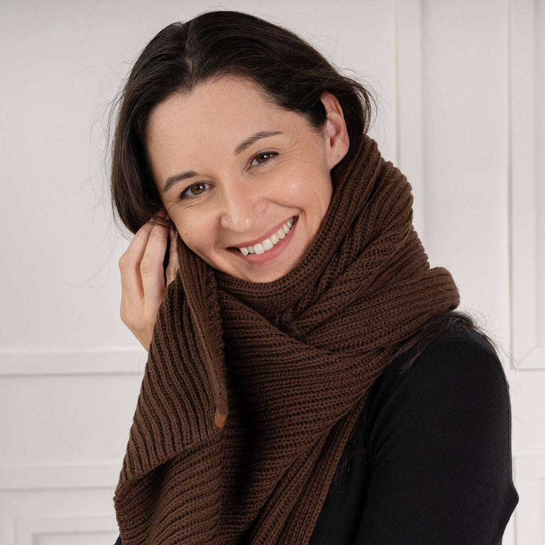 Extra Thick Merino Wool Scarf - Echo Market