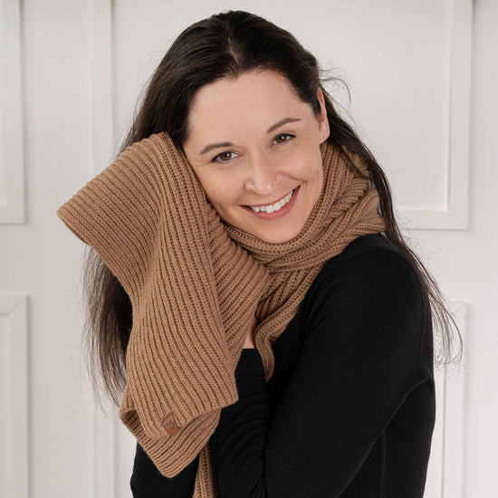 Extra Thick Merino Wool Scarf - Echo Market