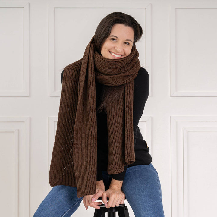 Extra Thick Merino Wool Scarf - Echo Market