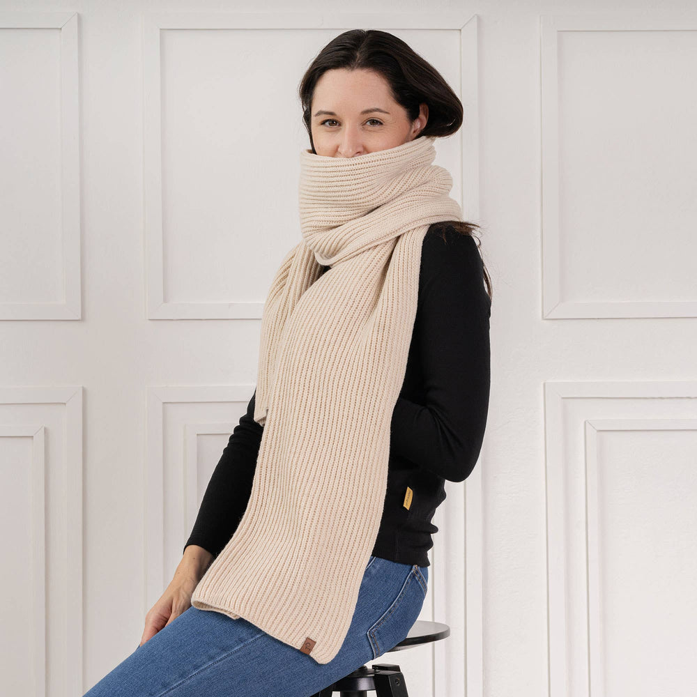 Extra Thick Merino Wool Scarf - Echo Market