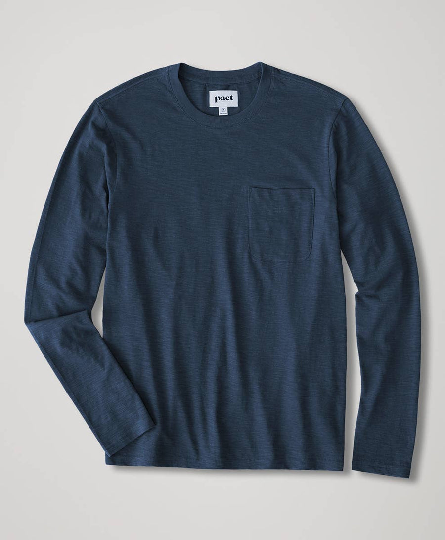 Field Midweight Slub Long Sleeve Crew - Echo Market