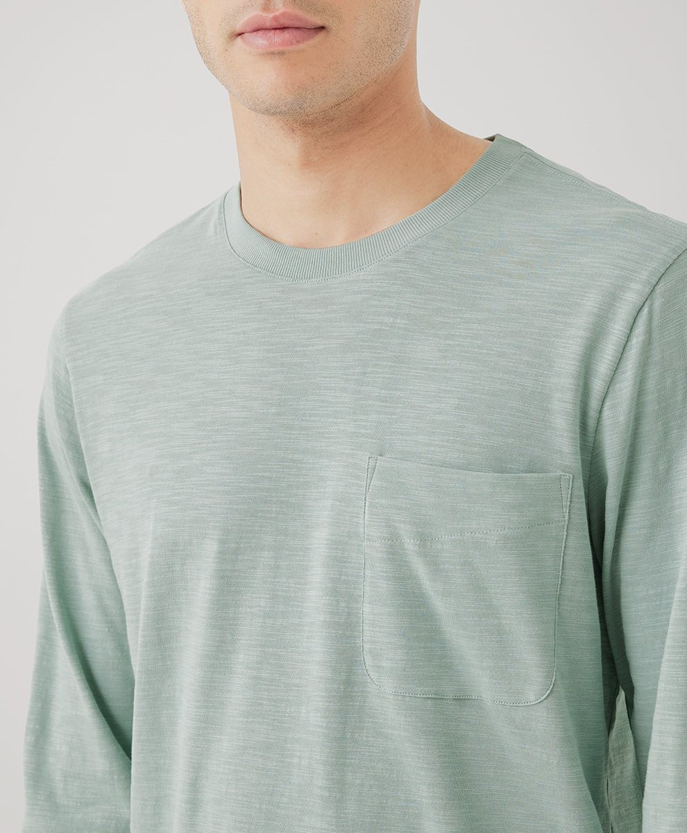 Field Midweight Slub Long Sleeve Crew - Echo Market