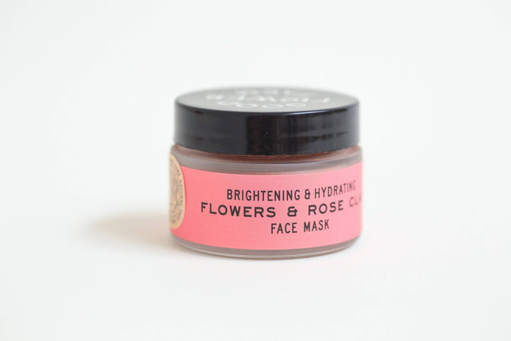 Flowers & Rose Clay Botanical Face Mask - 1 oz - Echo Market