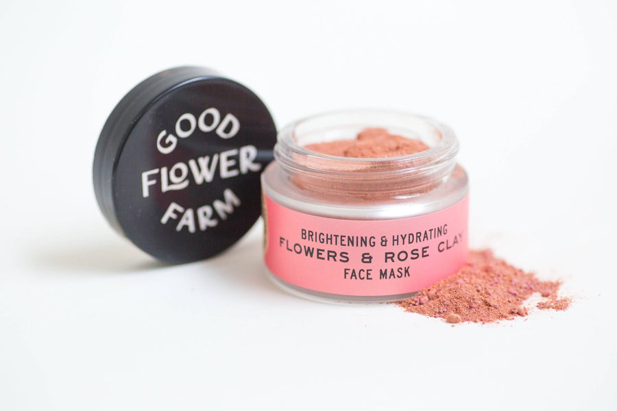 Flowers & Rose Clay Botanical Face Mask - 1 oz - Echo Market