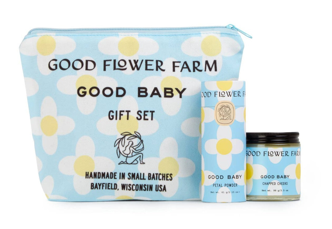 Good Baby Organic Skincare Gift Set w/ Gift Bag Zip Pouch - Echo Market