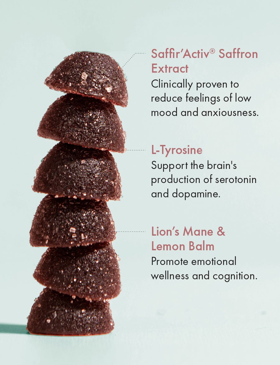 Happy Her Mood Boosting Gummies with Saffr'Activ® Saffron Ex - Echo Market