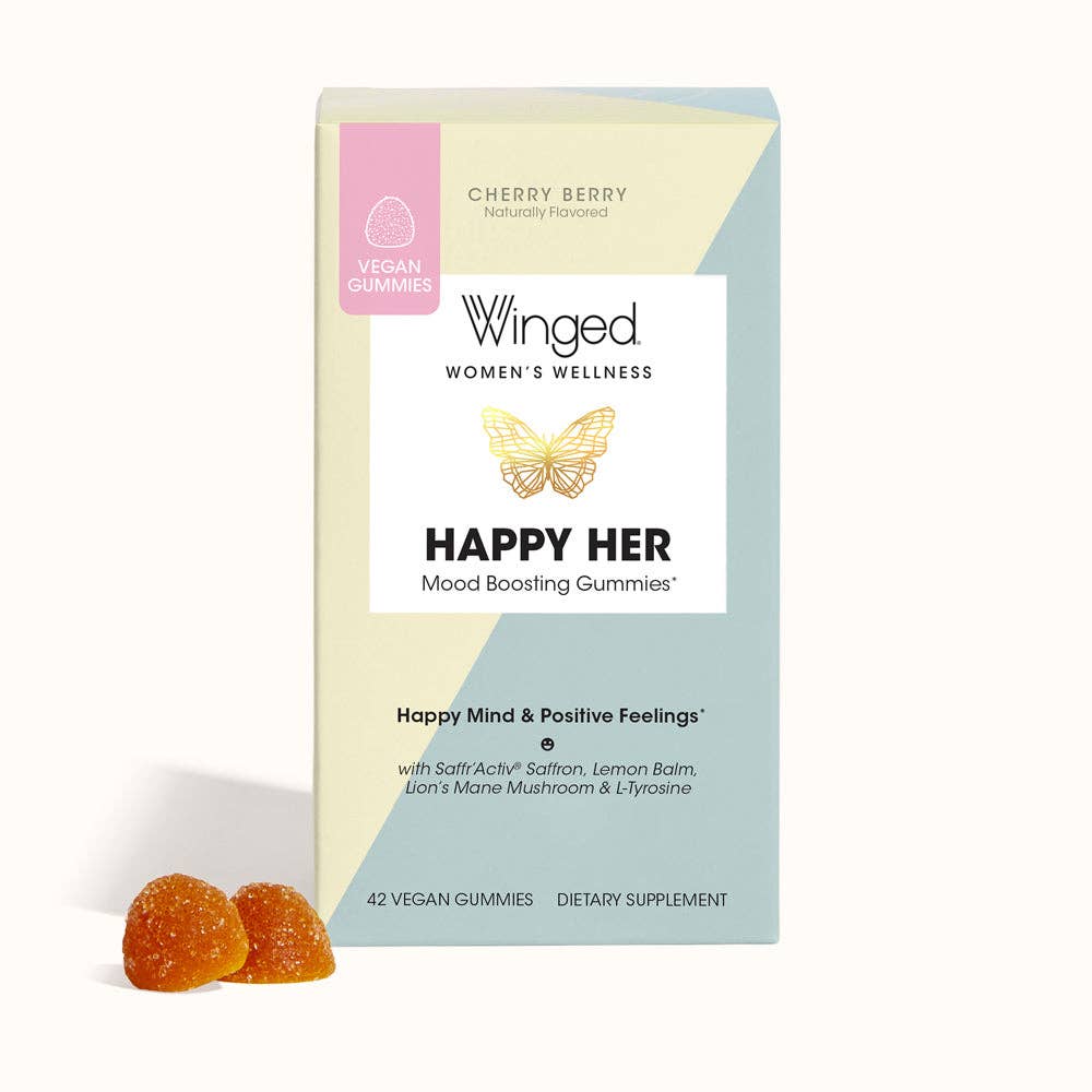 Happy Her Mood Boosting Gummies with Saffr'Activ® Saffron Ex - Echo Market
