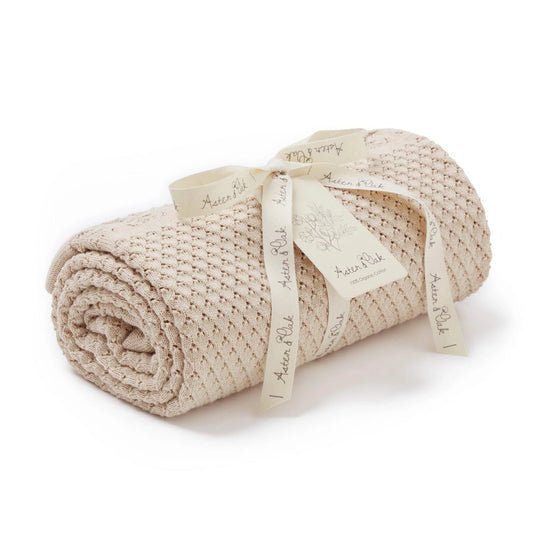 Heirloom Knit Baby Blanket - Echo Market