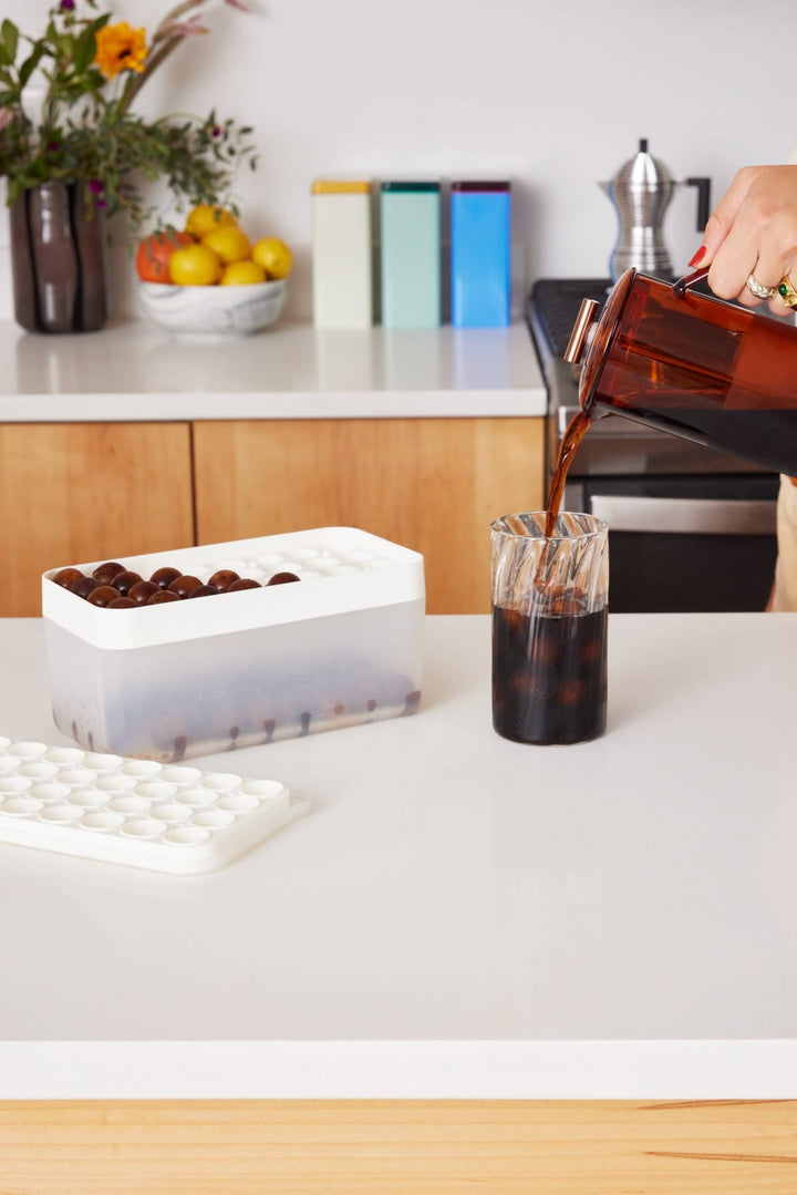 Ice Ball Box - Reusable Silicone Ice Tray & Ice Storage - Echo Market