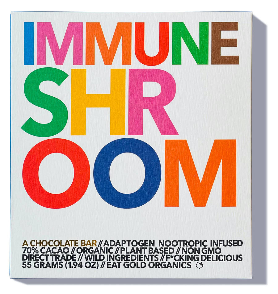 IMMUNE SHROOM Adaptogenic Chocolate Bar - Echo Market