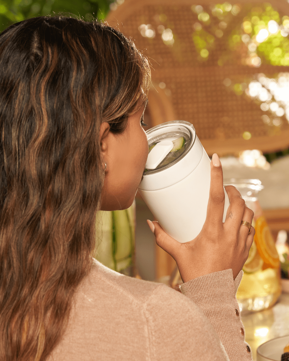 Insulated Ceramic Stainless Steel Coffee and Drink Tumbler - Echo Market