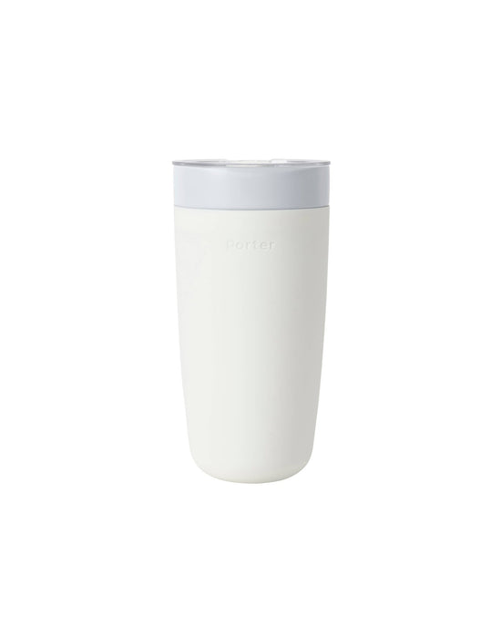 Insulated Ceramic Stainless Steel Coffee and Drink Tumbler - Cream - Echo Market