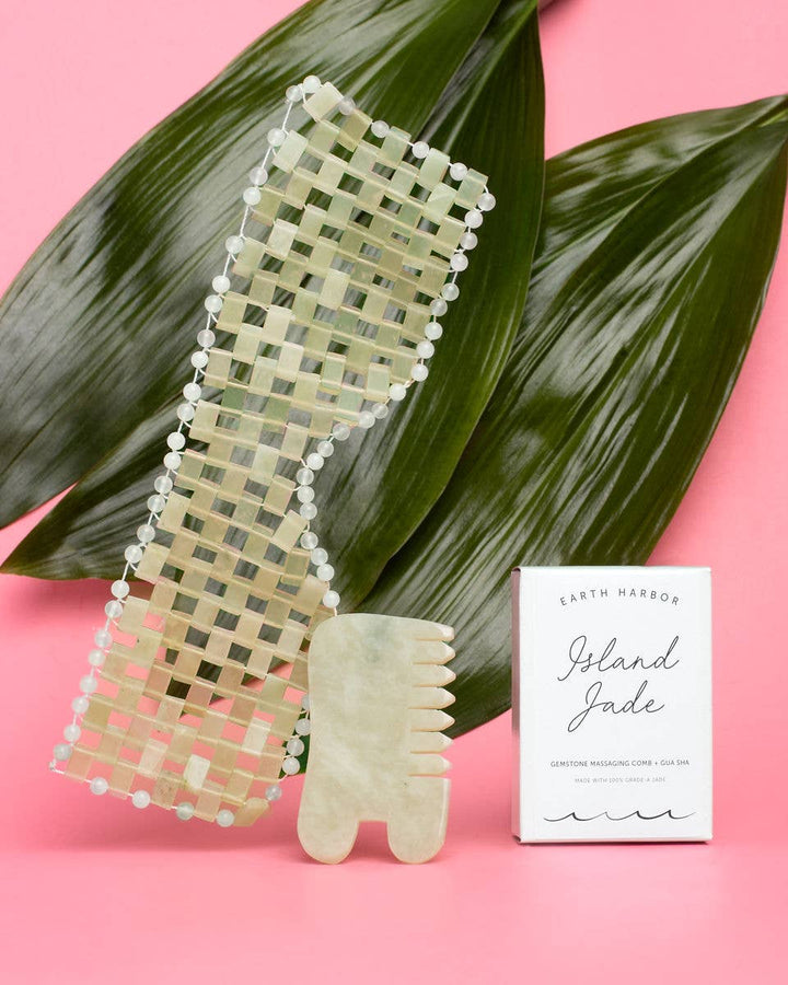 Island Jade Massage Comb & Gua Sha - Echo Market