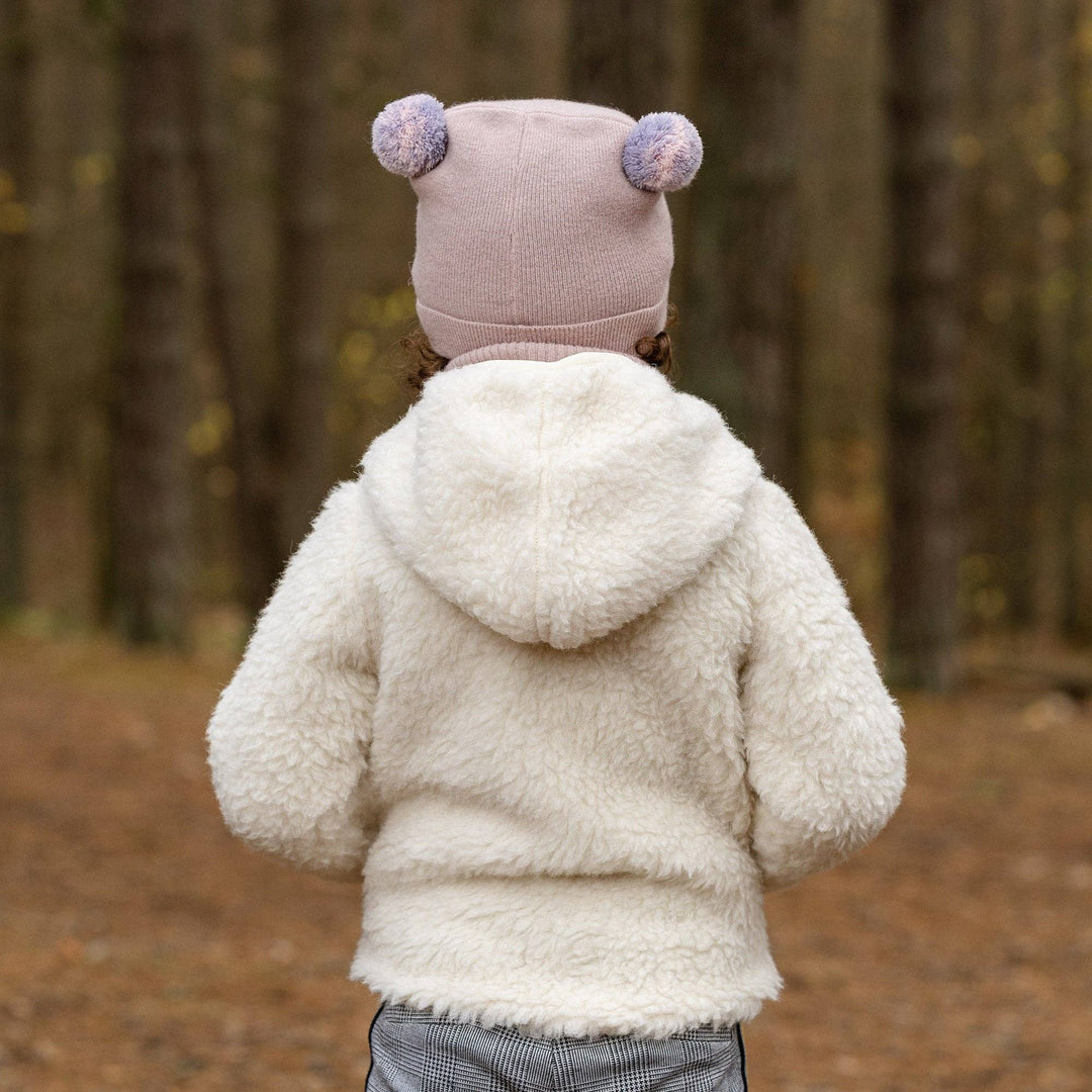 Kids' 100% Pure Wool Fleece Hooded Jacket - Echo Market