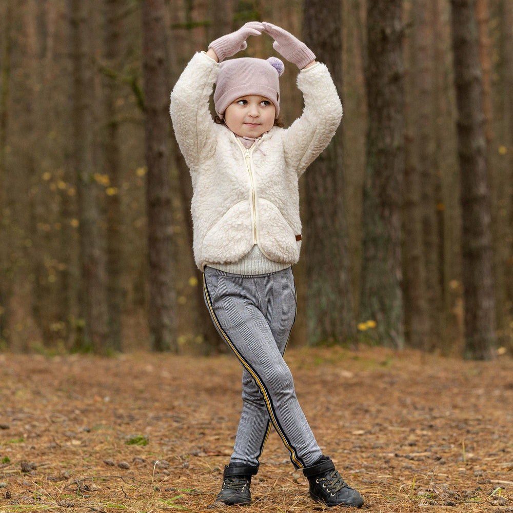 Kids' 100% Pure Wool Fleece Hooded Jacket - Echo Market