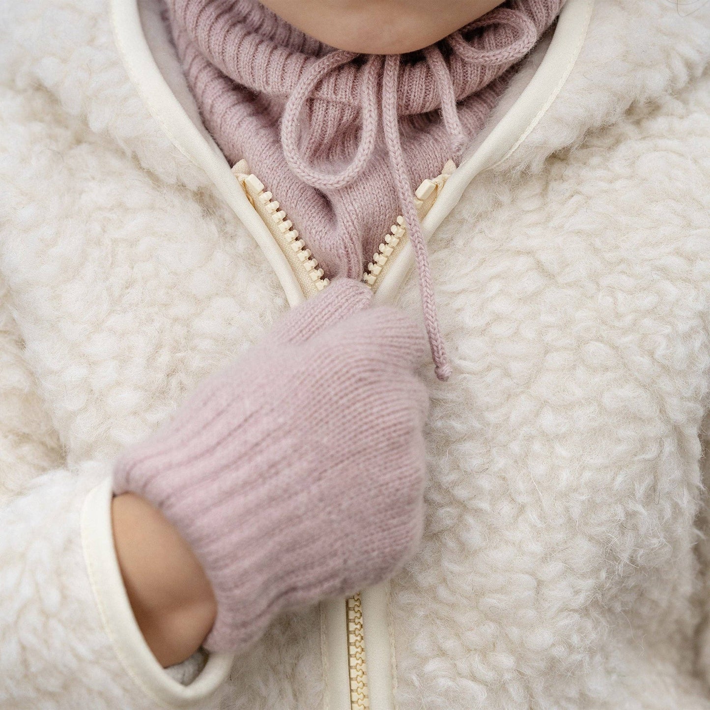 Kids' 100% Pure Wool Fleece Hooded Jacket - Echo Market
