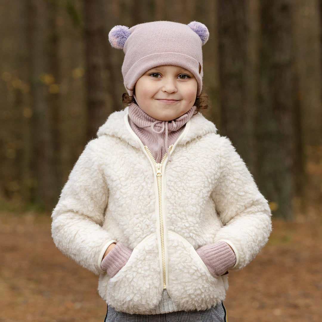 Kids' 100% Organic Wool Fleece Hooded Jacket – Echo Market