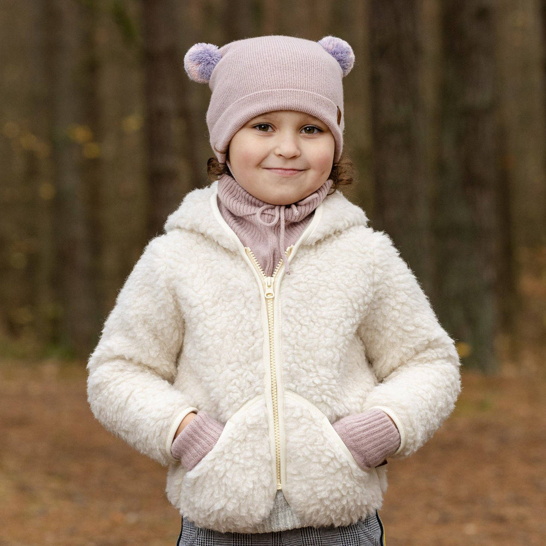 Kids' 100% Pure Wool Fleece Hooded Jacket - Echo Market