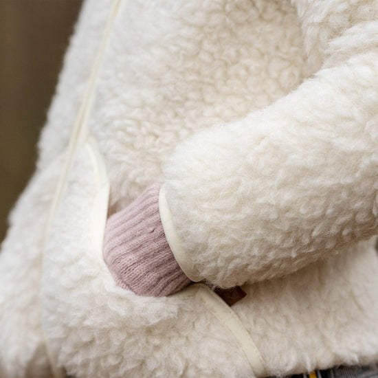 Kids' 100% Pure Wool Fleece Hooded Jacket - Echo Market
