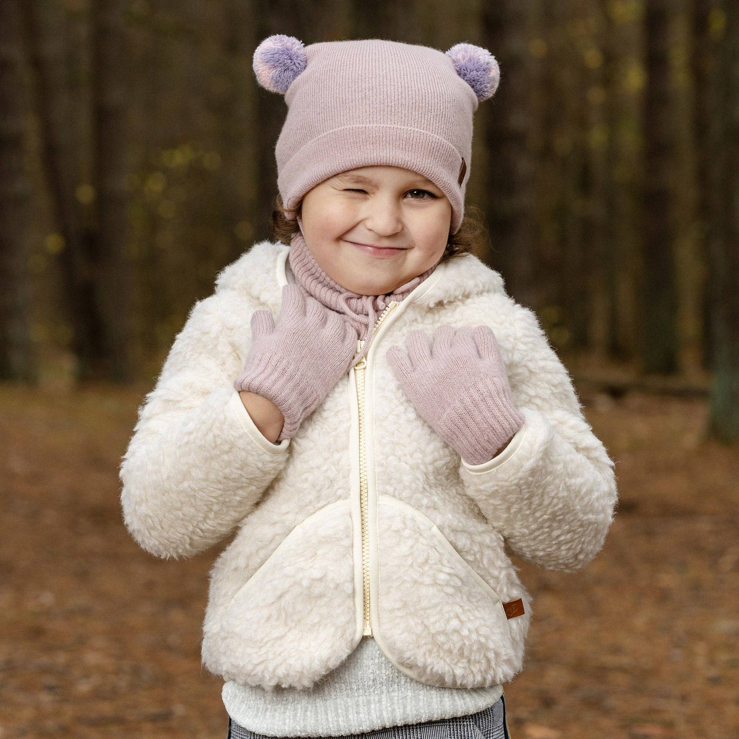 Kids' 100% Pure Wool Fleece Hooded Jacket - Echo Market