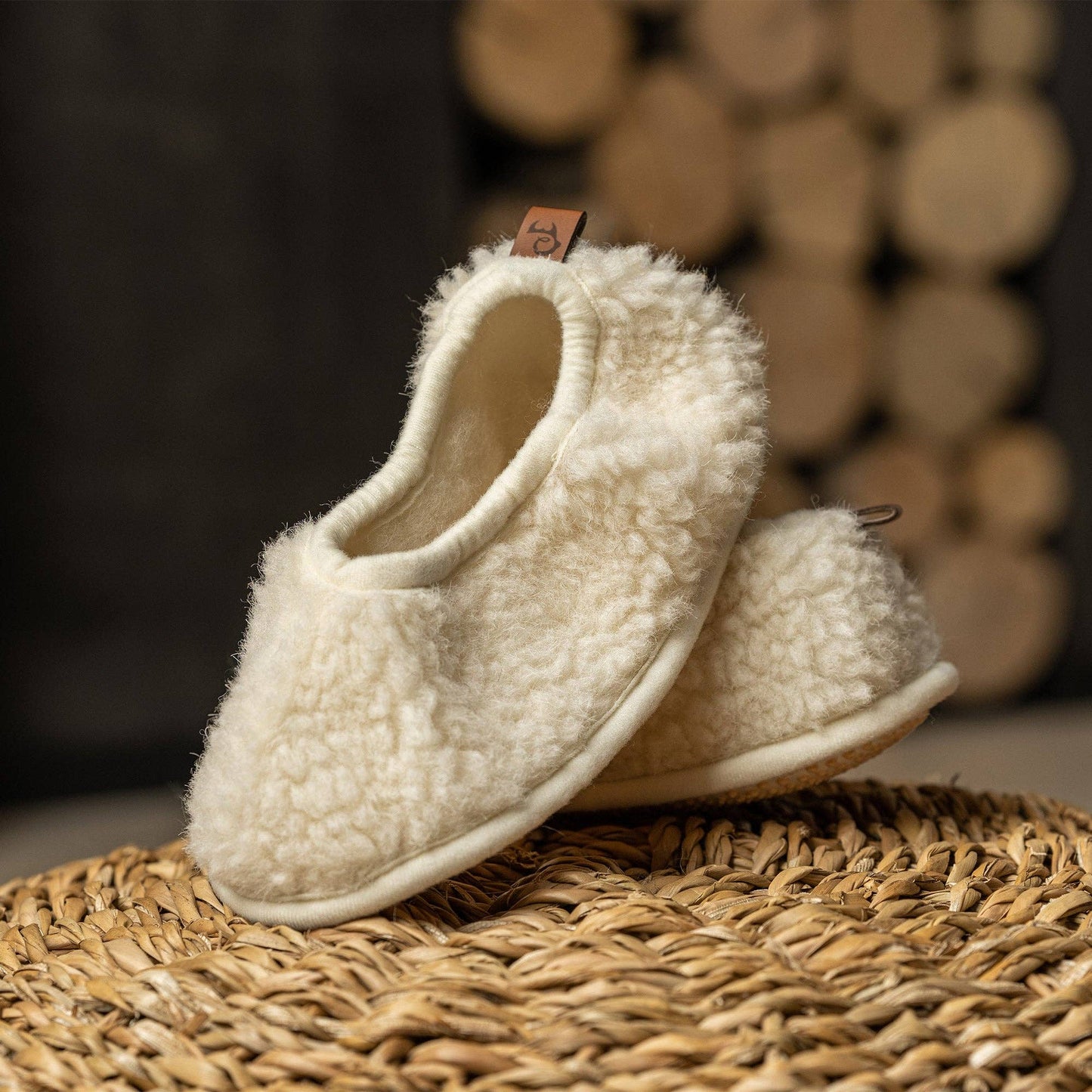 Kids 100% Pure Wool Fleece Slippers - Echo Market