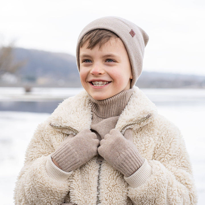 Kids' Beanie: Knitted Merino and Cashmere - Echo Market