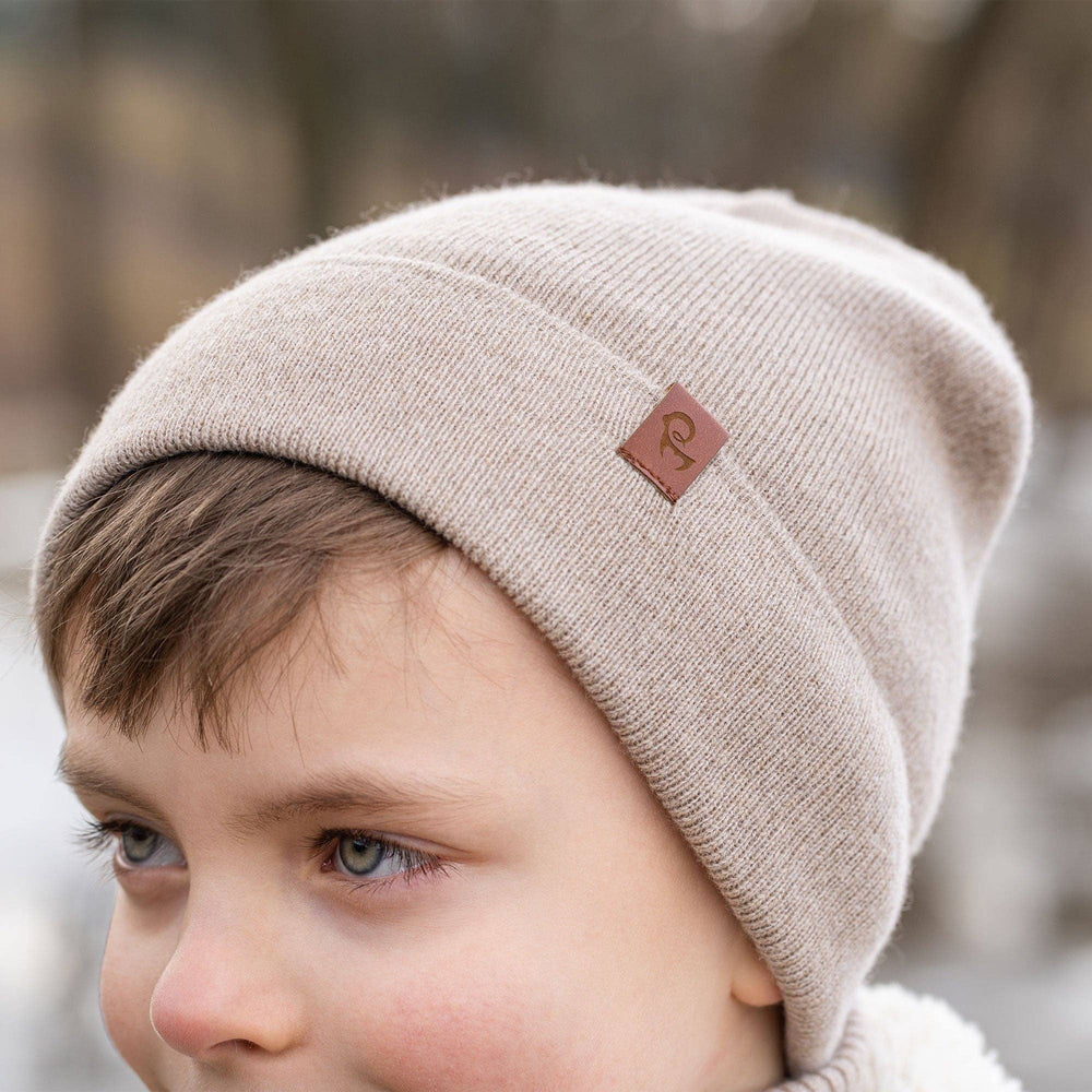 Kids' Beanie: Knitted Merino and Cashmere - Echo Market