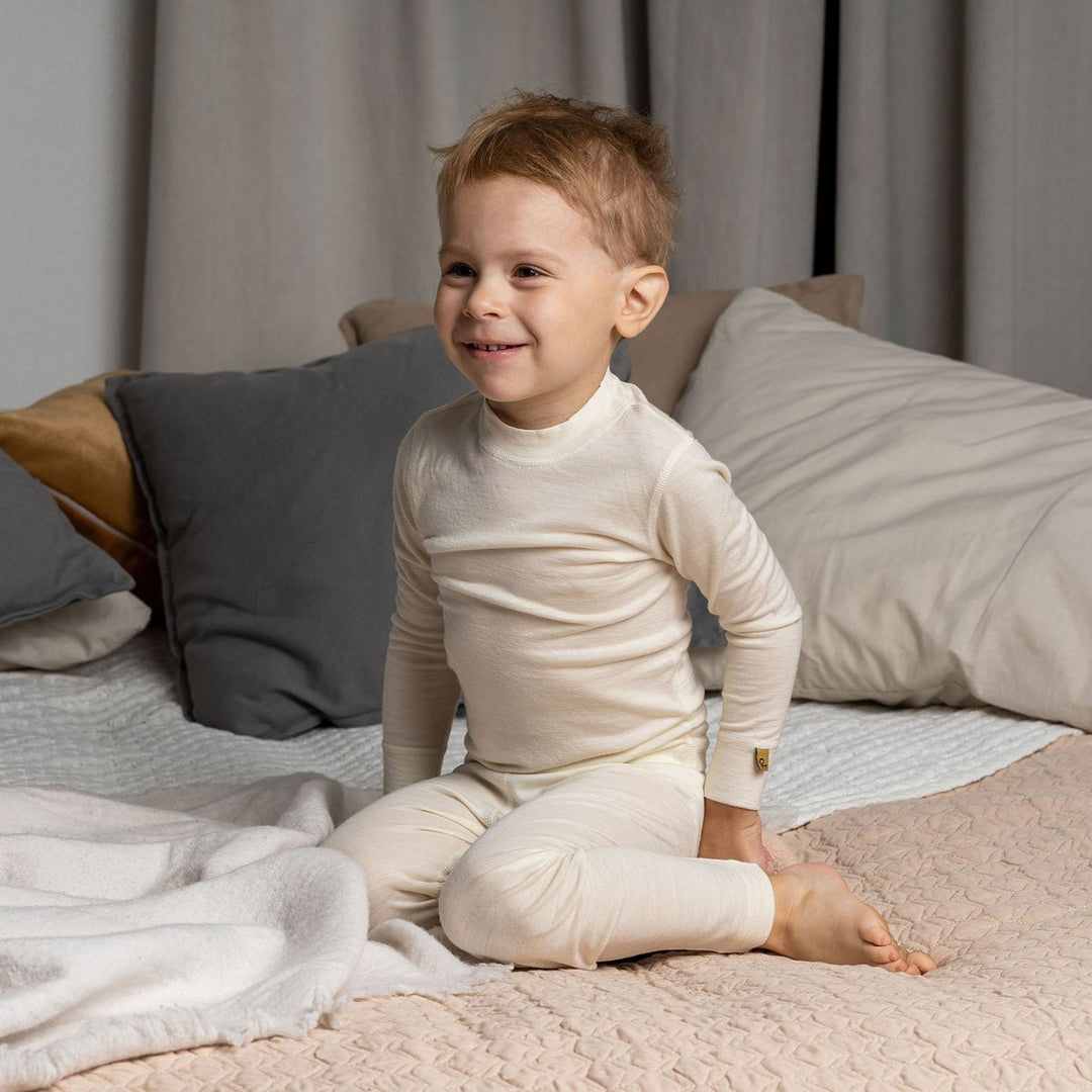 Kids' Long Sleeve Merino Wool Set - Echo Market