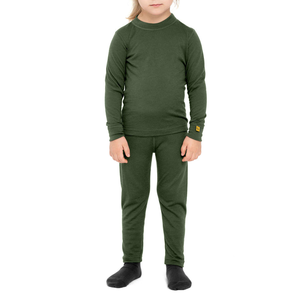 Kids' Long Sleeve Merino Wool Set - Echo Market