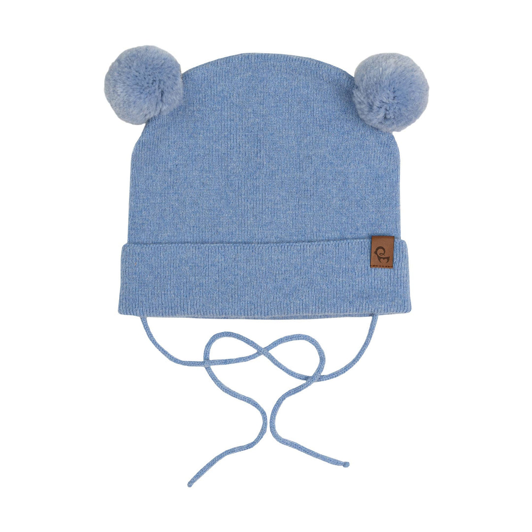 Kids' Merino and Cashmere Pom Pom Beanie - Echo Market