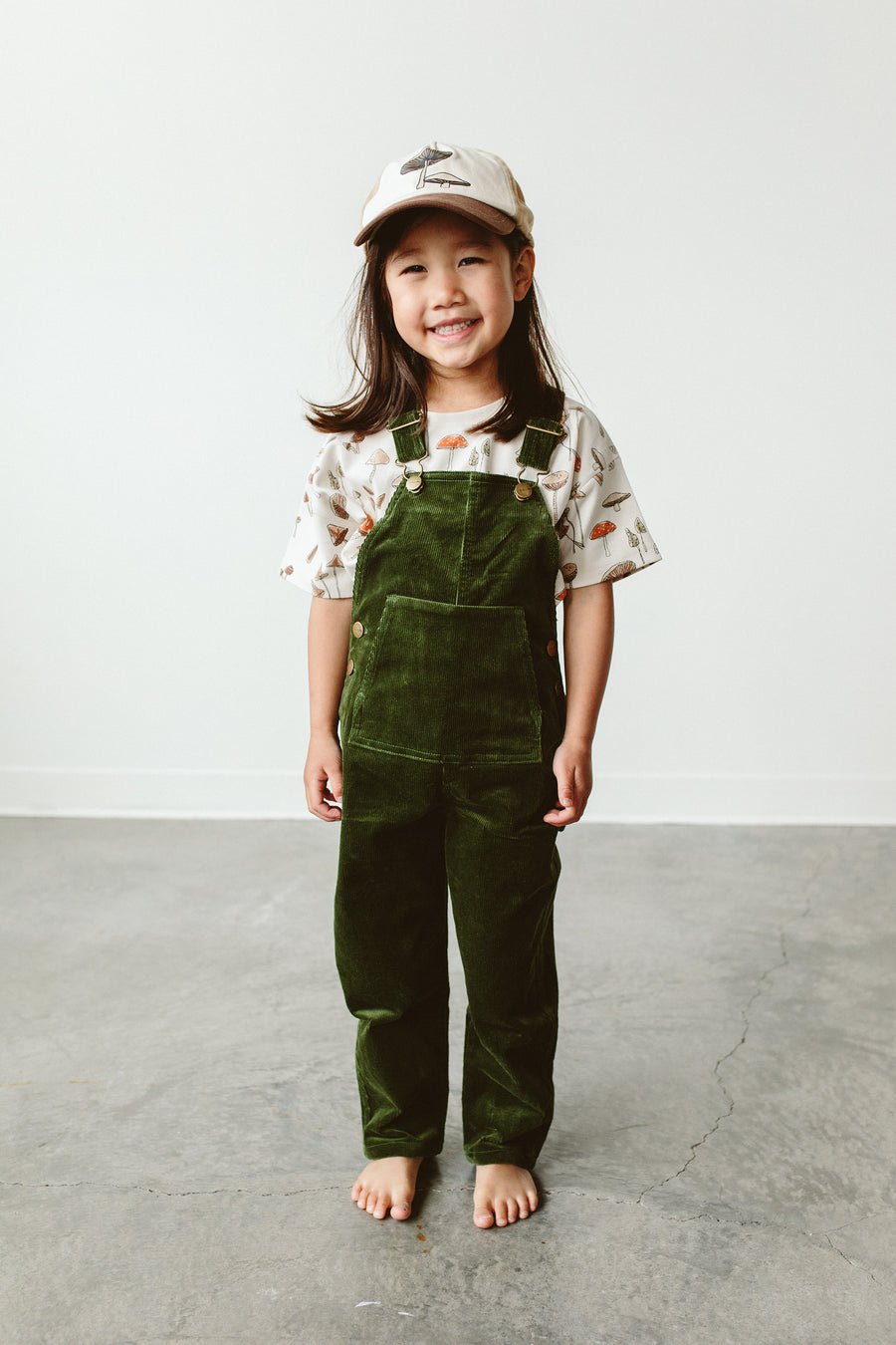 Kids' Organic Cotton Corduroy Overalls - Echo Market