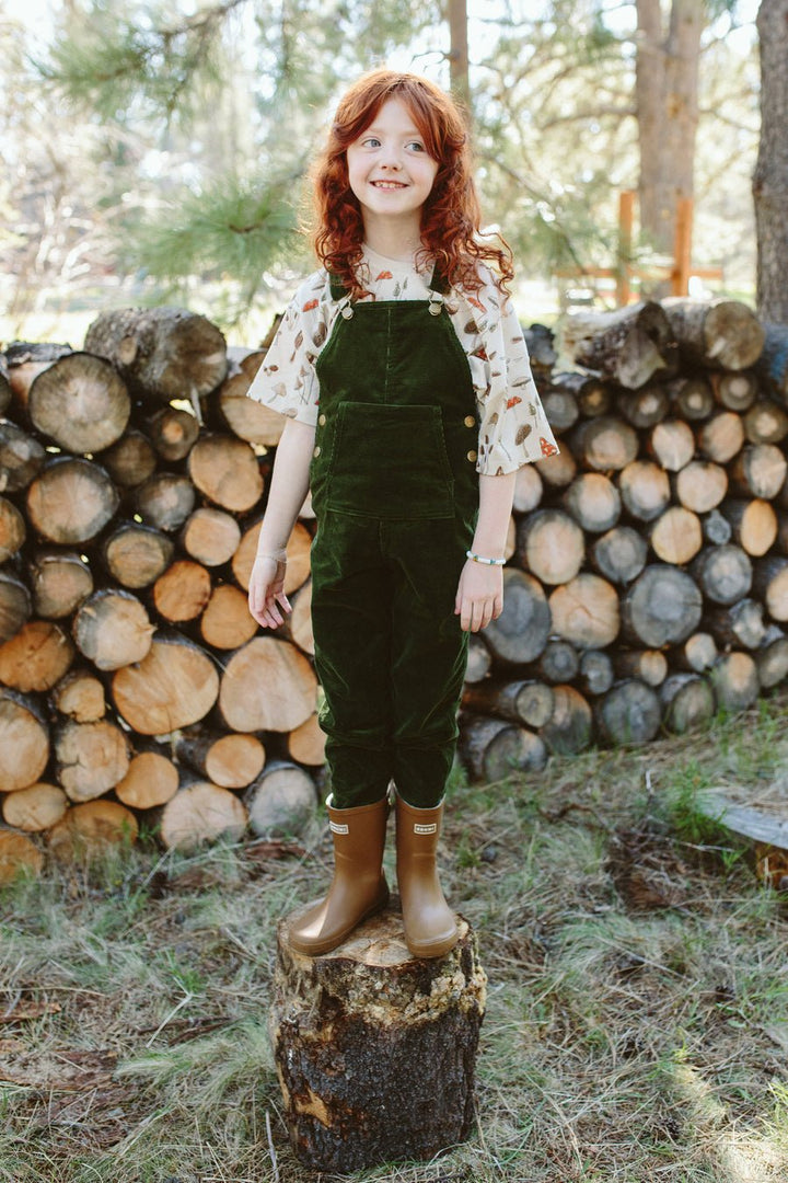 Kids' Organic Cotton Corduroy Overalls - Echo Market