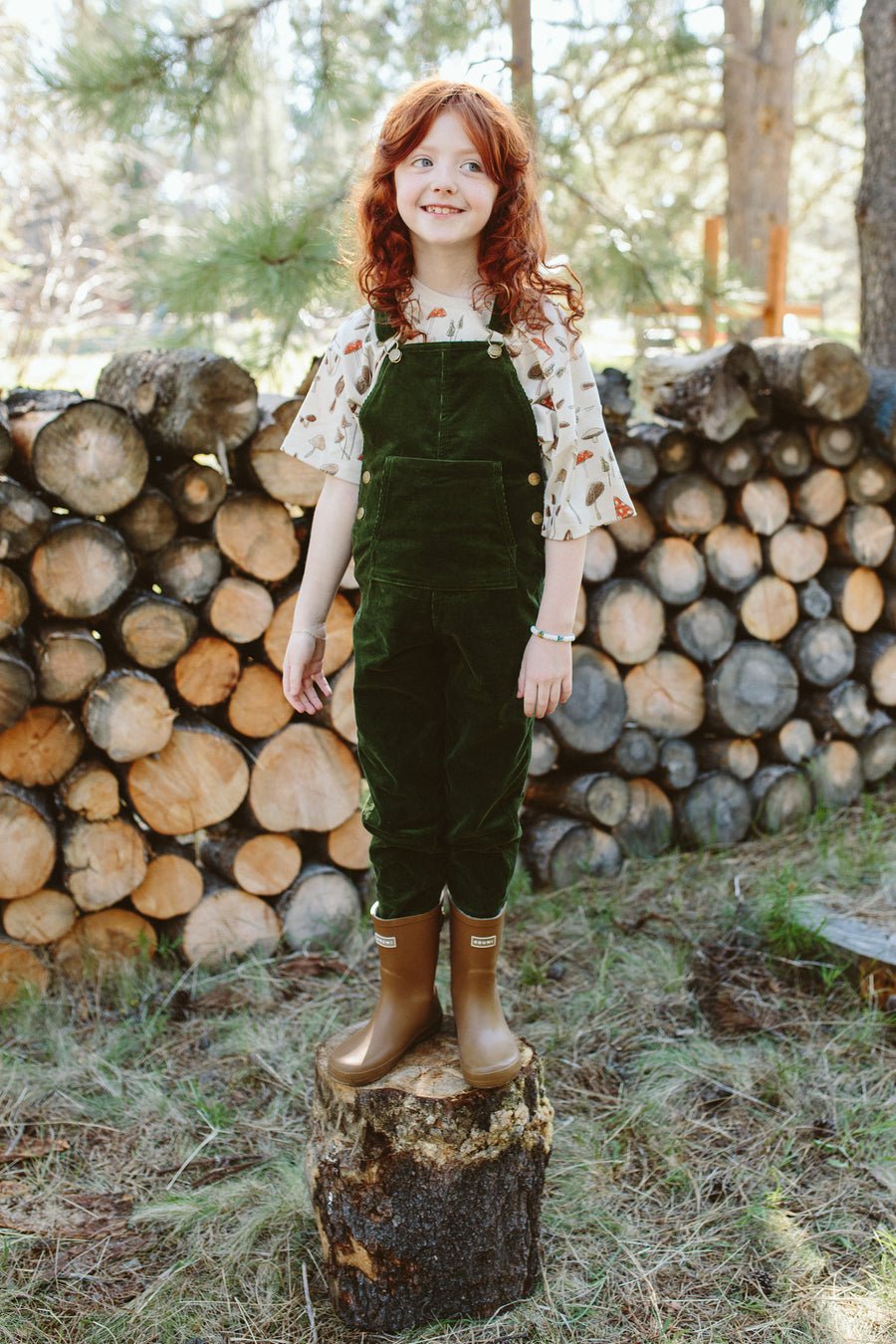 Kids' Organic Cotton Corduroy Overalls - Echo Market