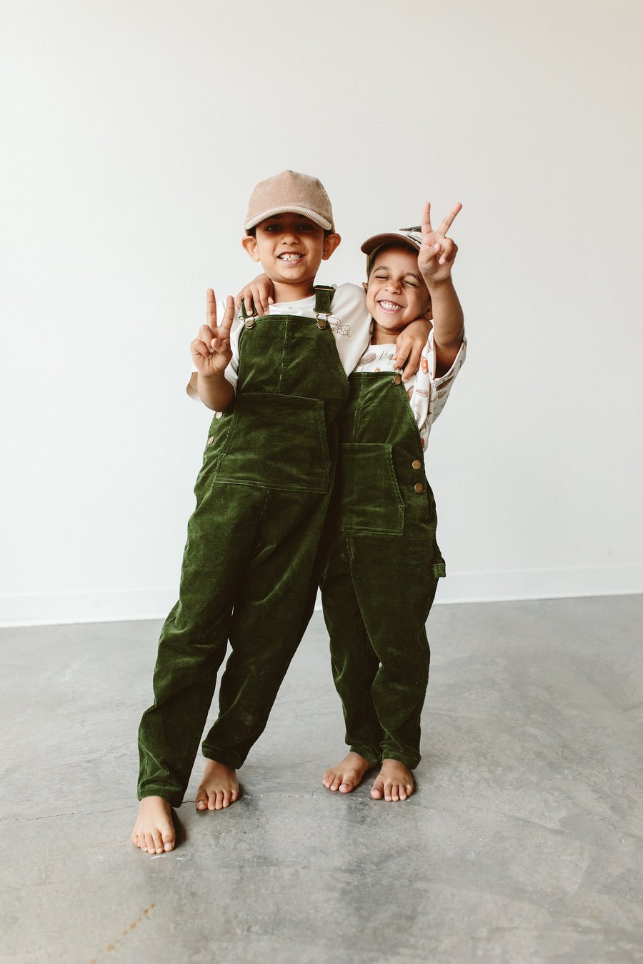 Kids' Organic Cotton Corduroy Overalls - Echo Market