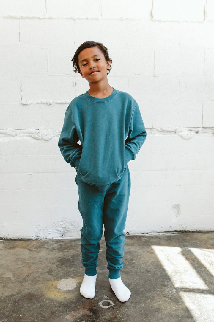 Kids' Organic Cotton French Terry Sweatsuit Set - Echo Market